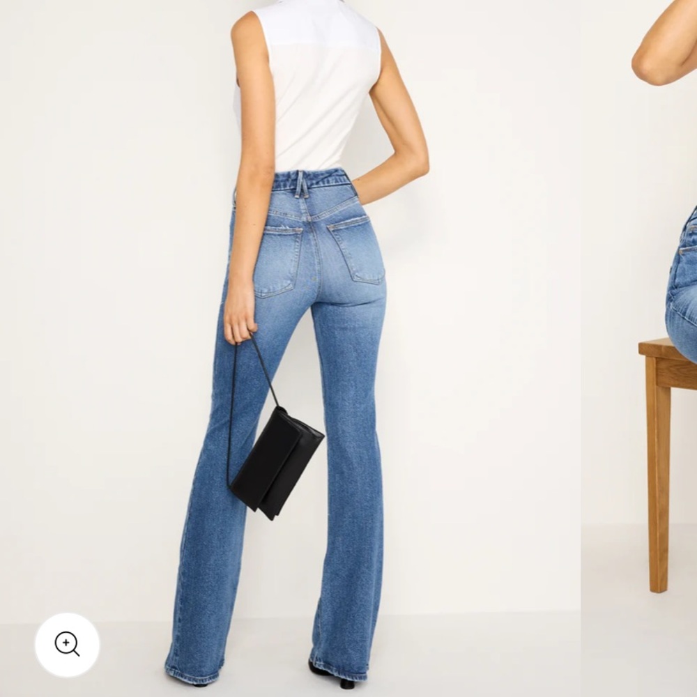 NWT Good American Classic Slim Bootcut jeans - Picture 2 of 6